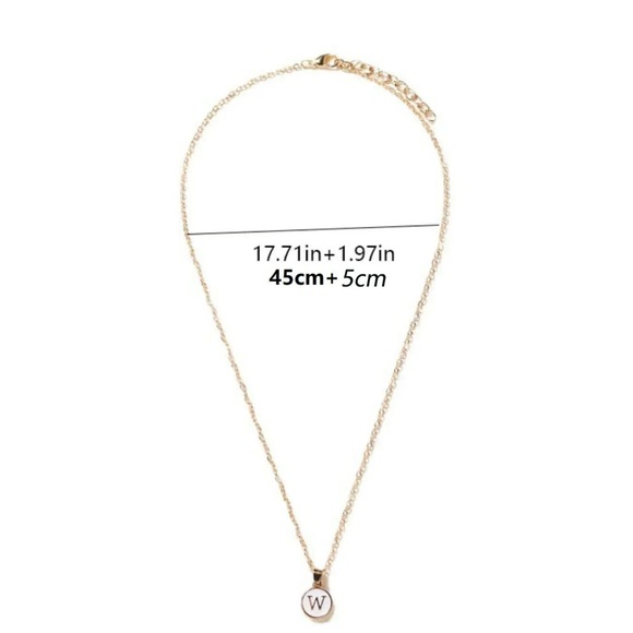 Letter F Necklace - Picture 4 of 5